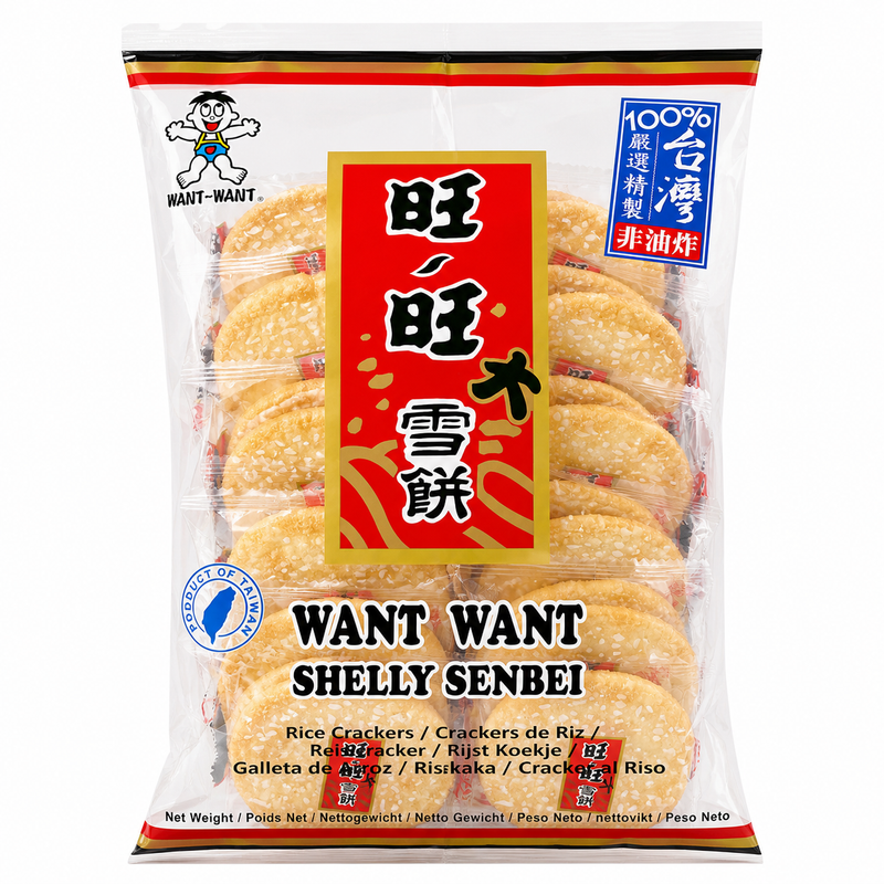 Want Want Shelly Senbei (Riskakor) 150g
