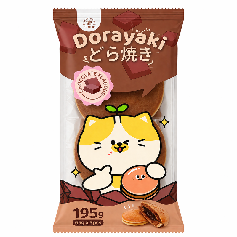 Tokimeki Dorayaki med chokladfyllning 195g