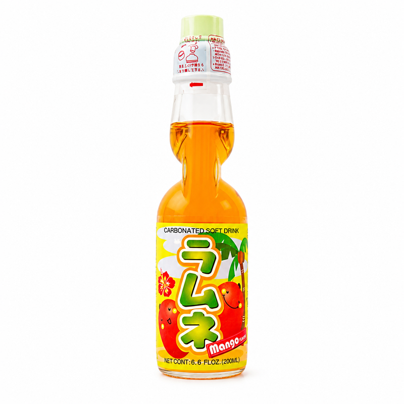 Ramune Kolsyrad läsk med mangosmak 200ml