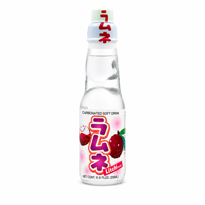 Ramune Kolsyrad läsk med litchismak 200ml
