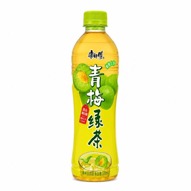 Master Kong Grönt te-dryck med plommonsmak500ml