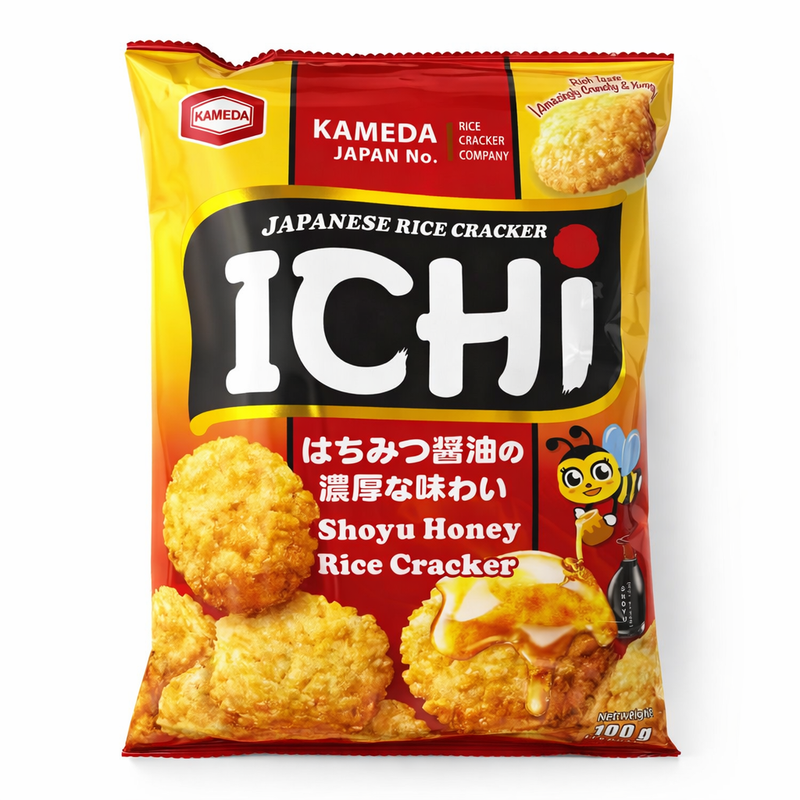 Kameda Japansk Riskex med Shoyu & Honung 100g
