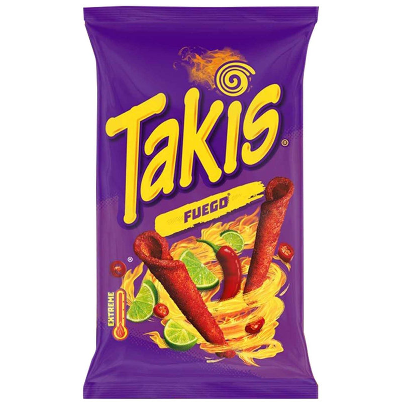 Takis Fuego Chili Lemon Majschips 100g