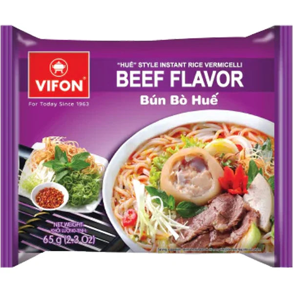 Vifon Hue Style Instant Rice Vermicelli Beef Flavor 越南牛肉味粉丝 65g