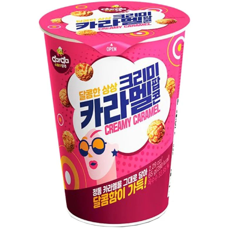 Darda Creamy Caramel Flavored Popcorn 韩国焦糖味玉米花 65克