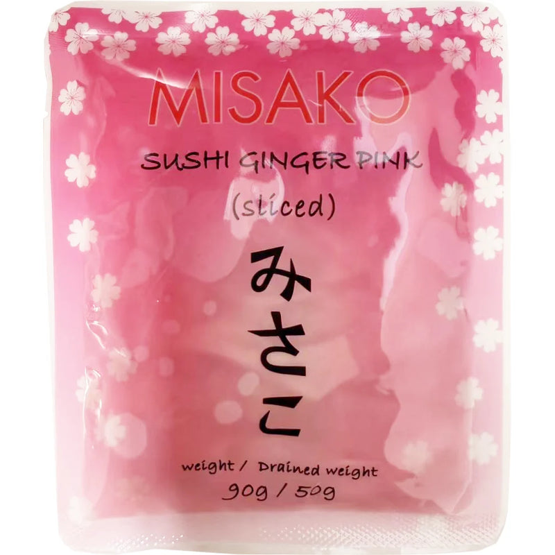 Misako Pickled Ginger Pinck Beni Shoga 寿司粉色生姜 50克