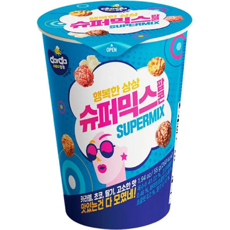 Darda Supermix Flavored Popcorn 韩国混合味玉米花 55g