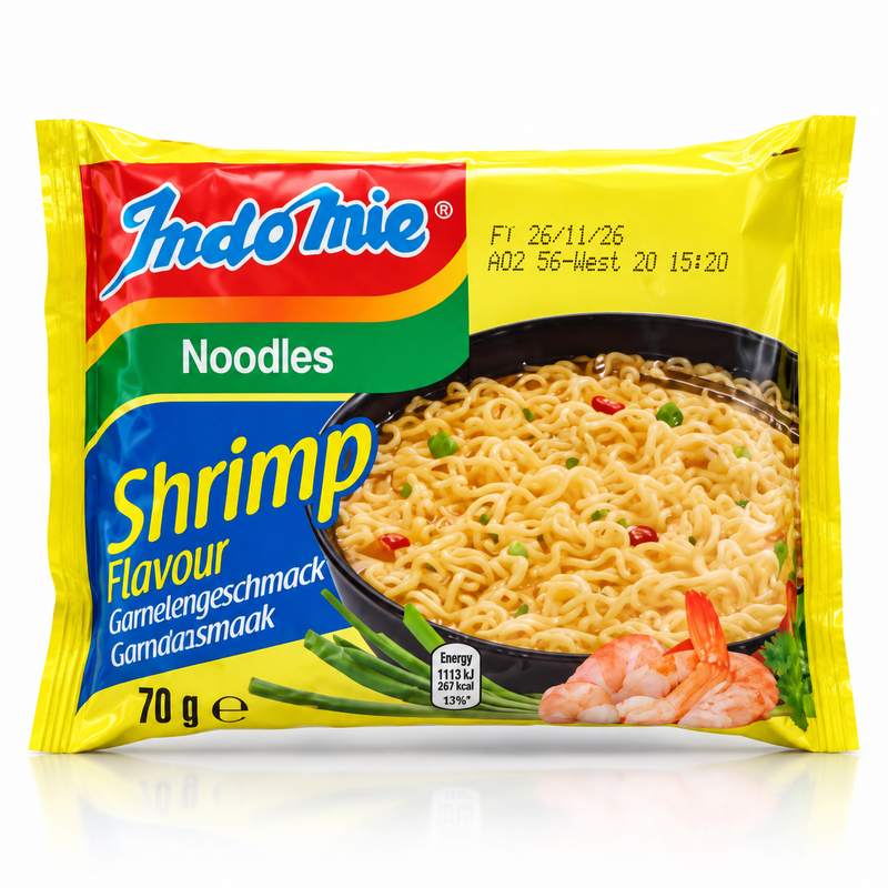 Snabbnudlar med Räksmak 70g