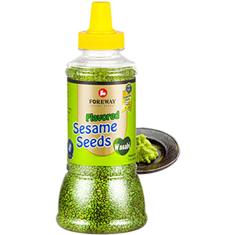 Foreway Roasted Sesame with Wasabi Flavour 芥末味炒香芝麻 100g