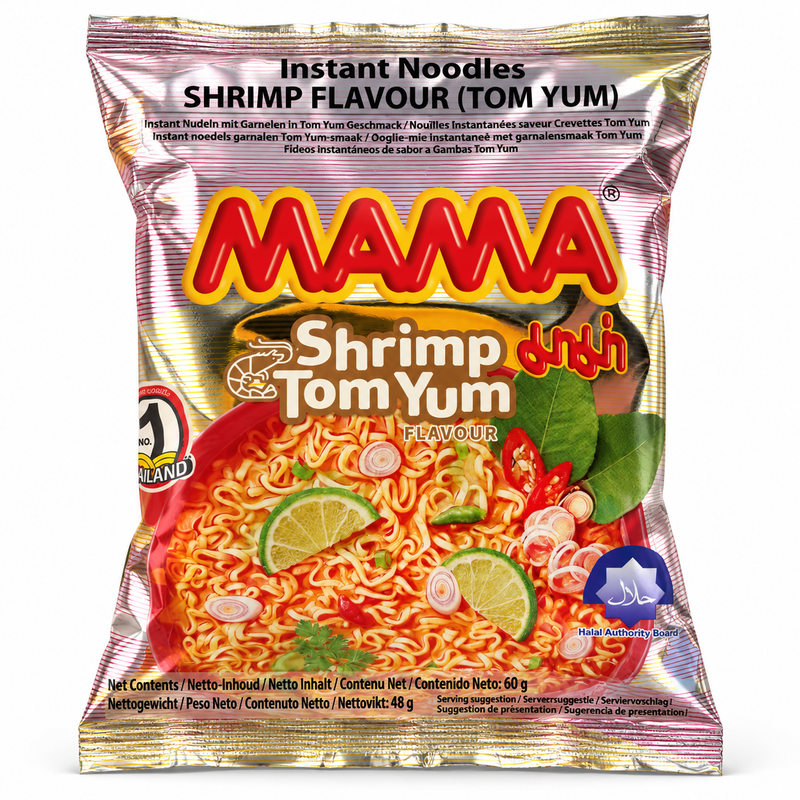 Mama Snabbnudlar Tom Yum med Räksmak 55g