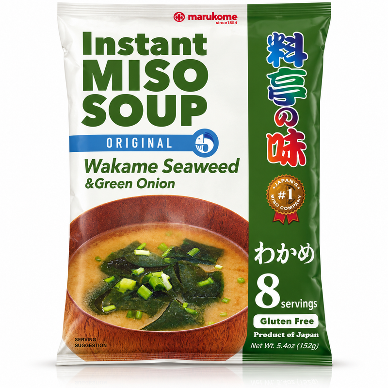 Marukome Snabb Misosoppa med Wakame & Salladslök 152g