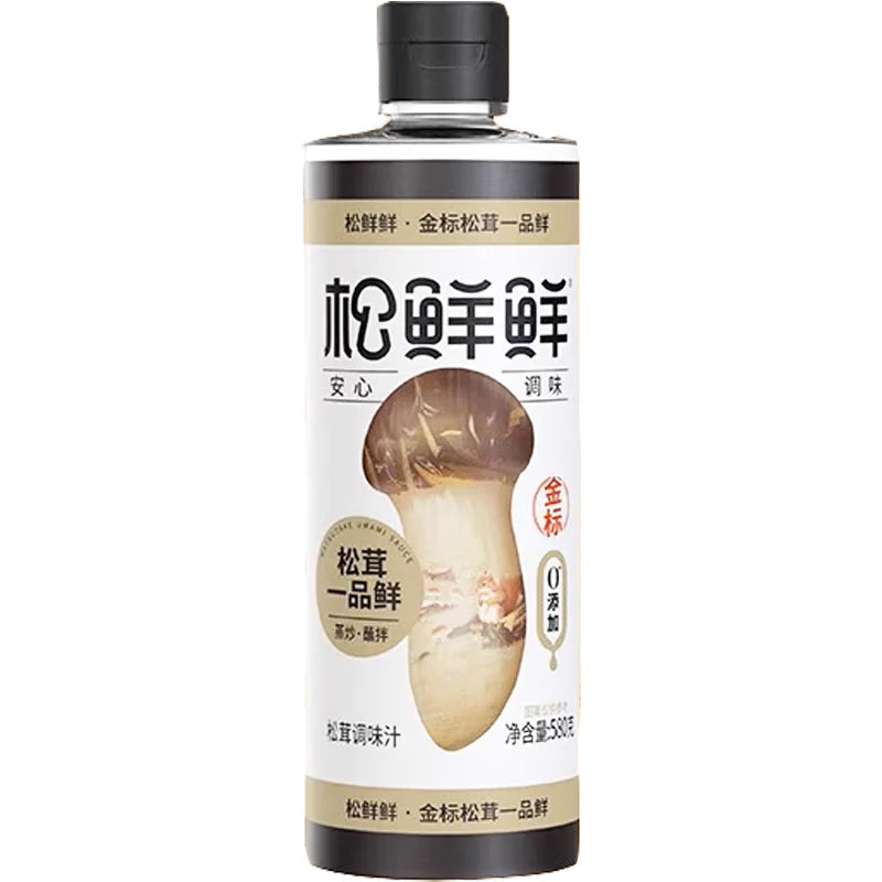 SXX Matsutake Soy Sauce Golden Label 松鲜鲜松茸一品鲜酱油 580g