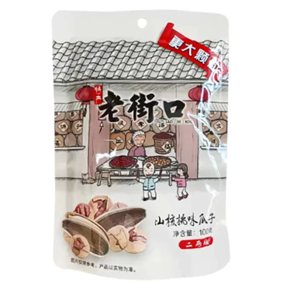 Lao Jie Kou Sunflower Seeds Hickory Nut Flavour  100g