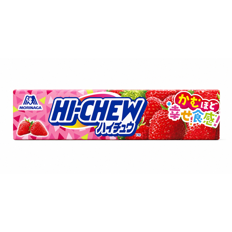 Morinaga Hi-Chew Tuggodis med jordgubbssmak 58g
