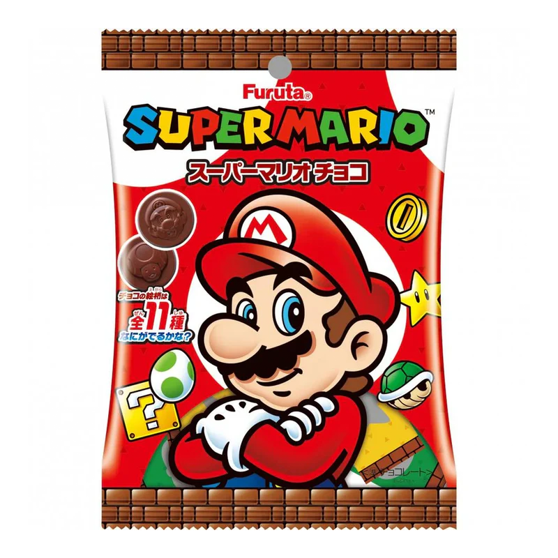 Furuta Super Mario Mjölkchoklad myntform 36g