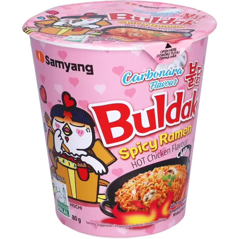 Samyang Hot Chicken Carbonara Ramen (Cup)  三养火鸡面意式白酱风味杯面 80g