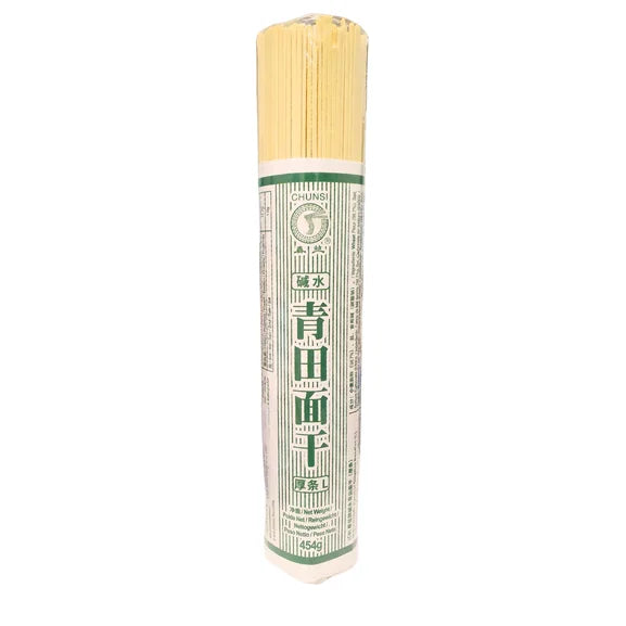 Chunsi Qingtian Style Alkaline Noodles 春丝碱水青田面干 454g