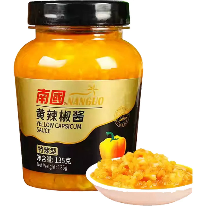 NG Yellow Chilli Sauce Super Spicy 南国特拉黄辣椒酱 135G