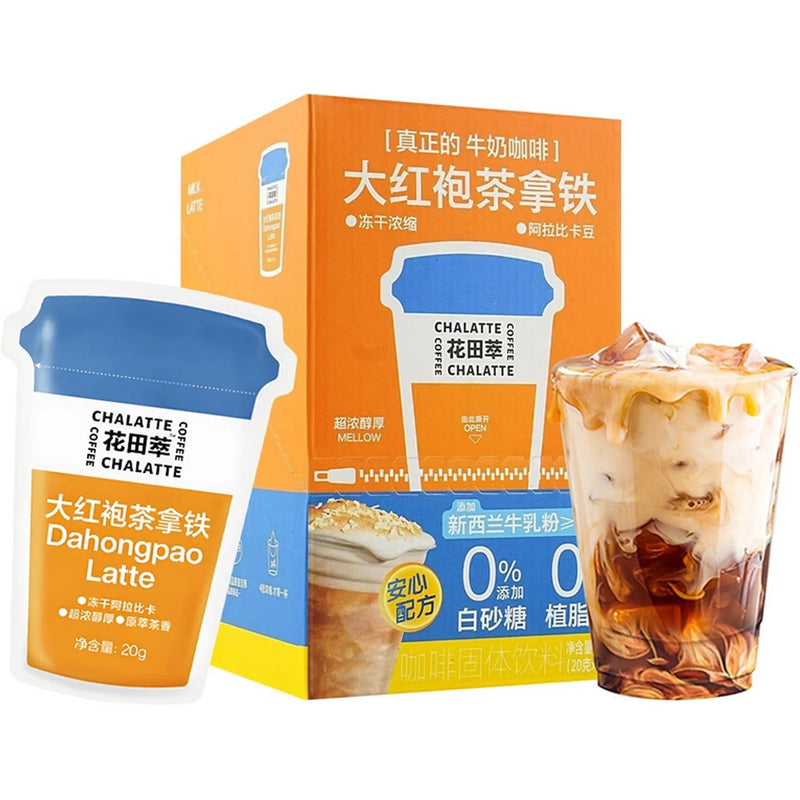 Hua Tian Brand Dahongpao Black Tea Latte 花田萃大红袍茶拿铁 200g