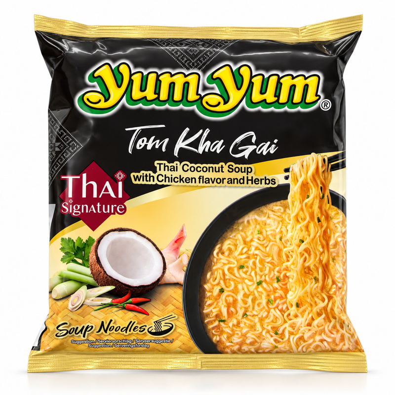 Yum Yum Snabbnudlar Tom Kha Gai med Kycklingsmak 100g