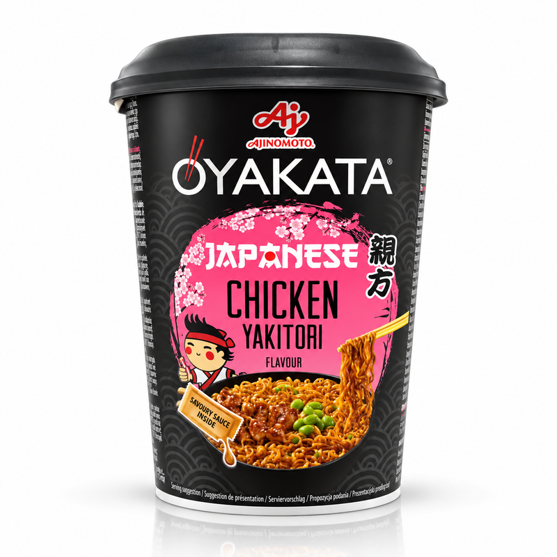 Ajinomoto Oyakata Snabbnudlar med Yakitori Kycklingsmak 93g