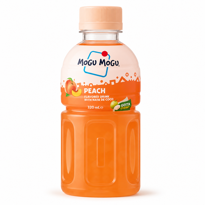 Mogu Mogu Persikodryck med nata de coco 320ml