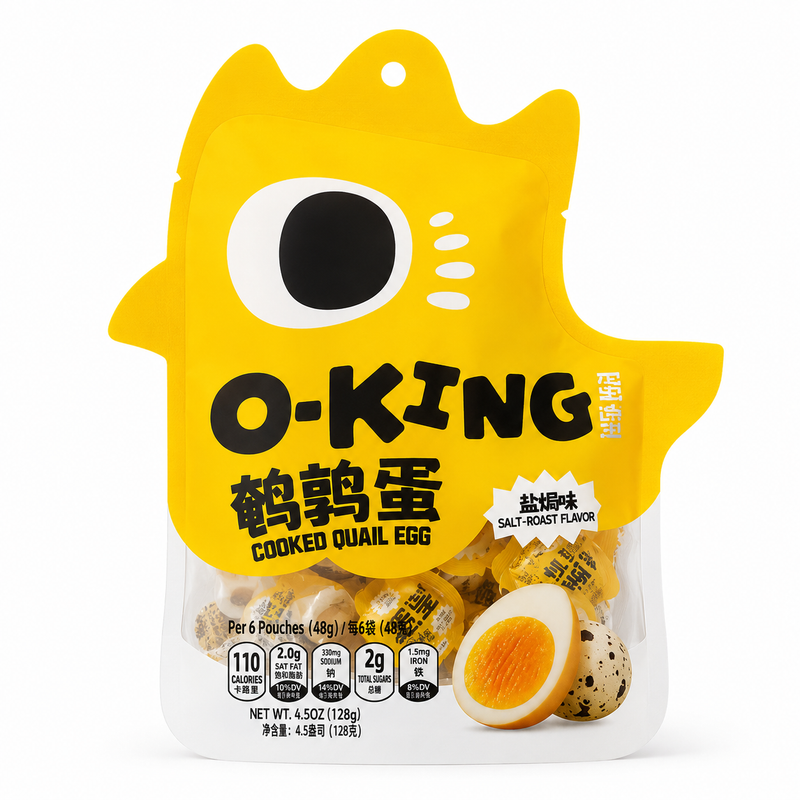 Yanjin Puzi Kokta vaktelägg, saltrostad smak 128g