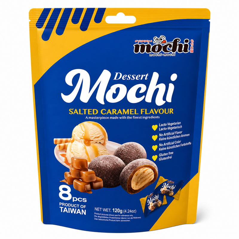 Mochi Mochi Dessert Mochi Salted Caramel Smak 120g