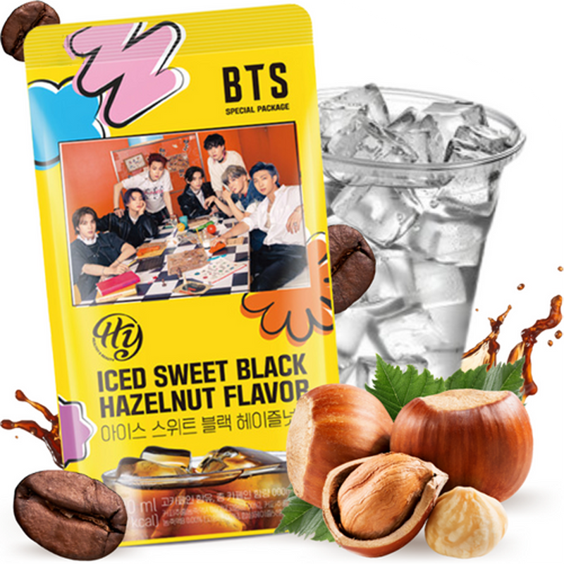 HY BTS Söt Iskaffe med Hasselnötssmak Pouchdryck 230 ml