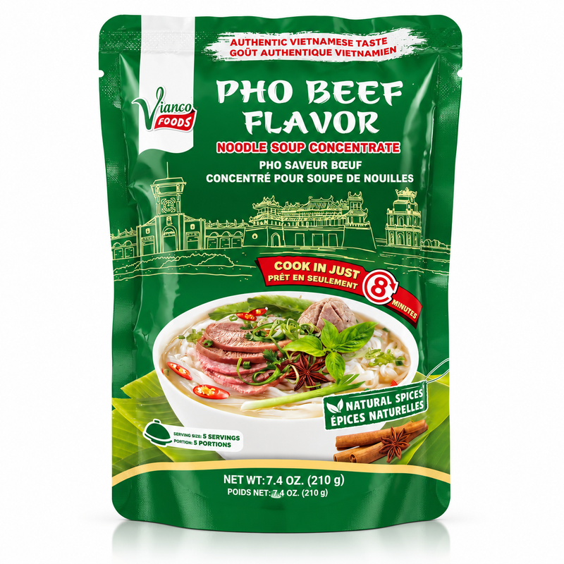 Vianco Pho-soppbas med Nötköttssmak 210g