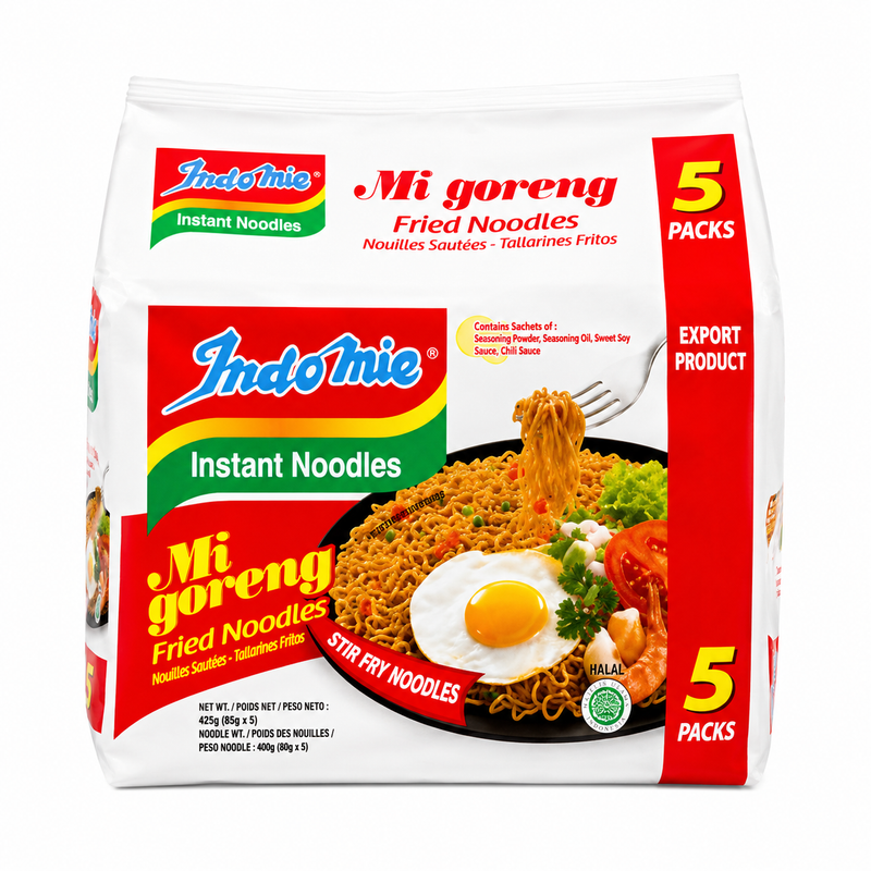 Indomie Mi Goreng Snabbnudlar 5x80g
