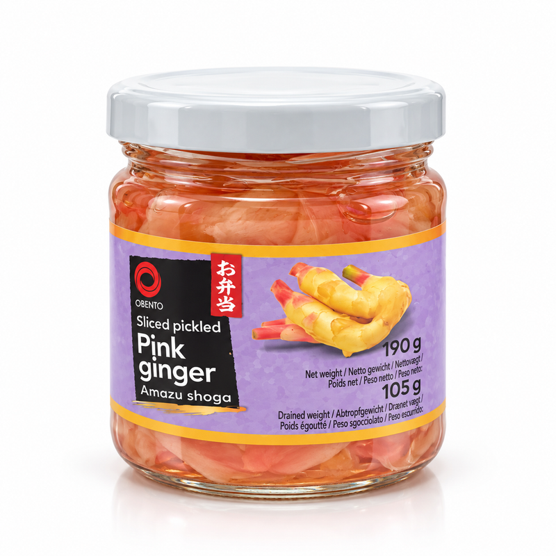 Obento Inlagd Rosa Ingefära 190g