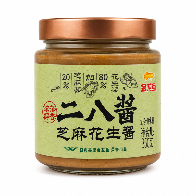 Jinlongyu Sesam- och Jordnötssås “Erba Jiang” 350 g