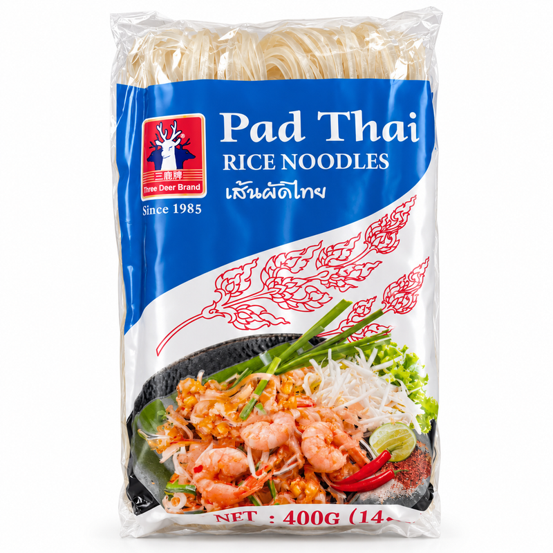 Three Deer Brand Pad Thai Risnudlar 400g
