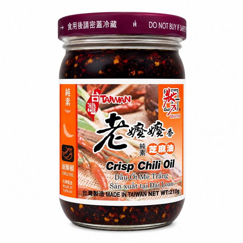 Master Krispig Chiliolja med Sesam 210g