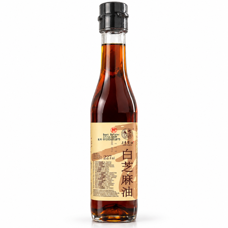 Sanfeng Rostad Vit Sesamolja 227ml