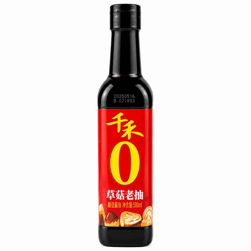 Qianhe Stråsvamp & Mörk Sojasås 500ml