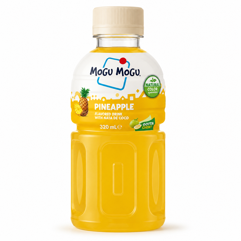 Mogu Mogu Pineapple Drink with Nata de Coco 320 ml