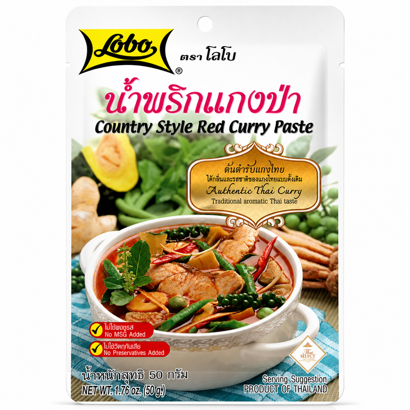 Lobo Country Style Röd Currypasta 50g