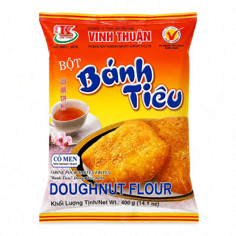 Vinh Thuan Mjölmix för vietnamesiska sesamdonuts (Bánh Tiêu) 400g