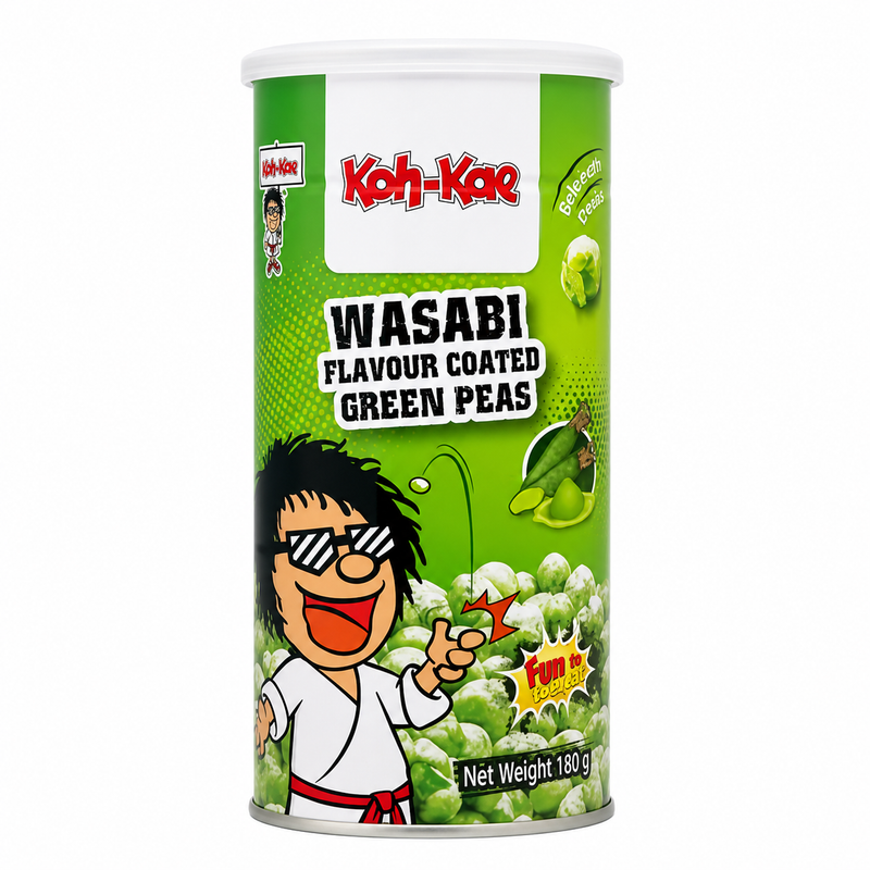 Koh-Kae Wasabi-smakade gröna ärtor 180g