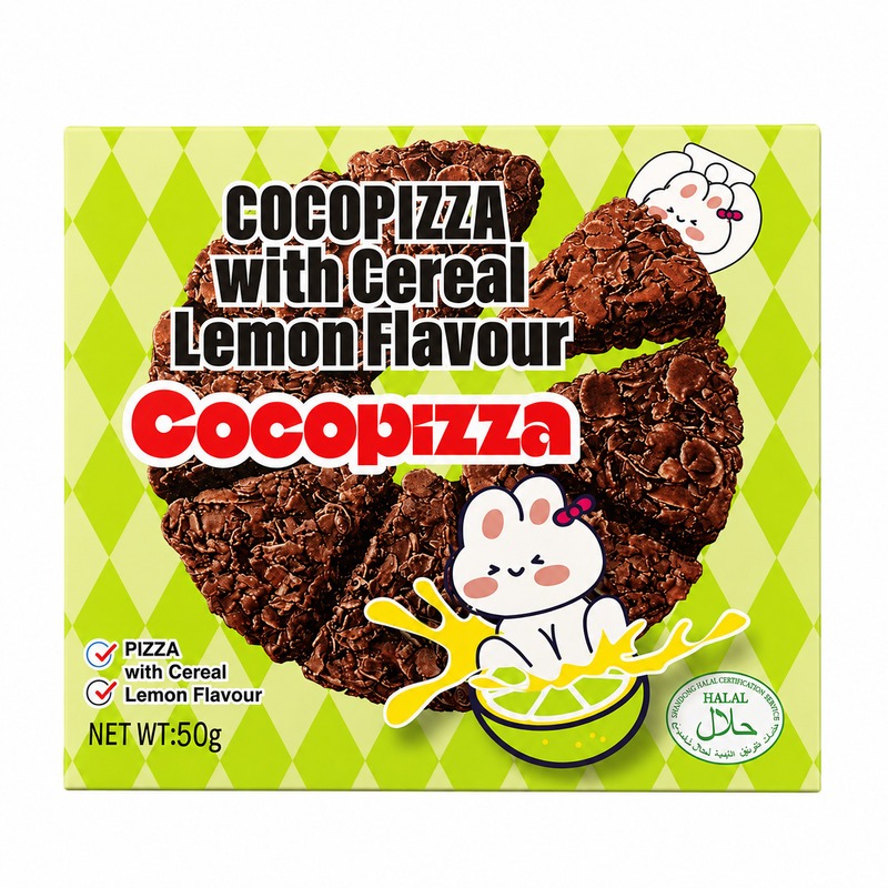 Cocopizza Chokladkakor med Spannmål & Citronsmak 50g