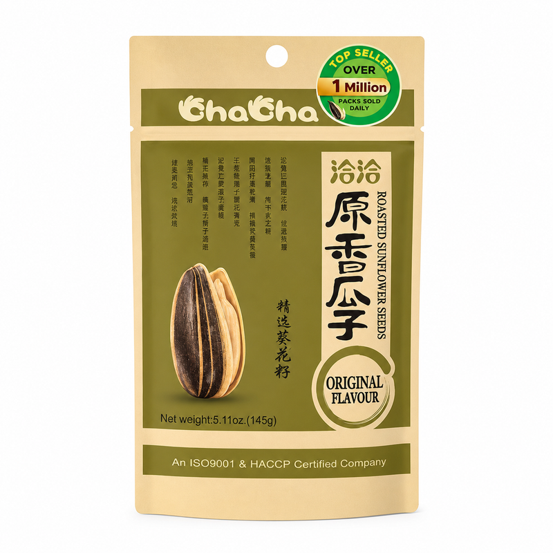 ChaCha Rostade solrosfrön (originalsmak) 145g