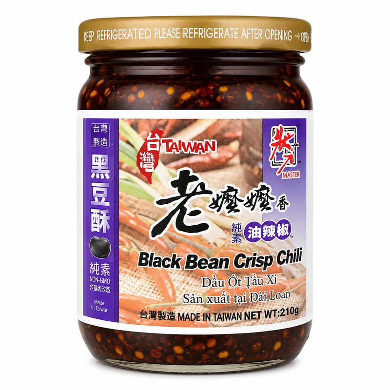 Master Krispig Chiliolja med Svarta Bönor 210g