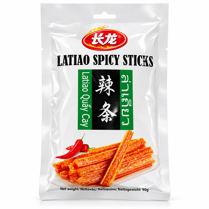 Changlong Kryddiga Latiao-stavar 90g