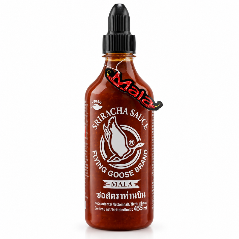Flying Goose Srirachasås med Mala-smak 455ml