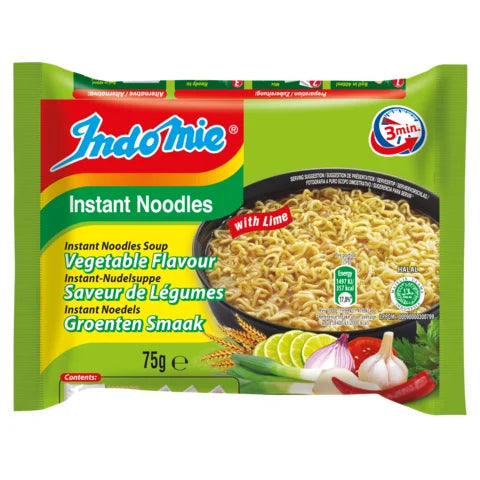 Indomie Snabbnudlar Grönsakssmak 75g