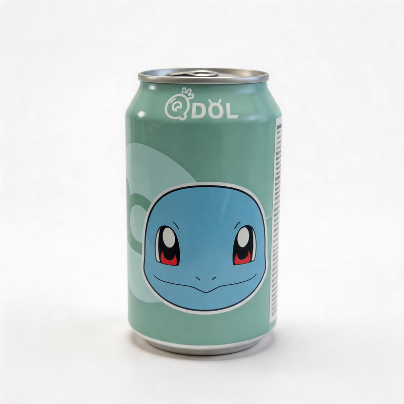 Qdol Pokémon Kolsyrad Läskedryck med Mandarinsmak