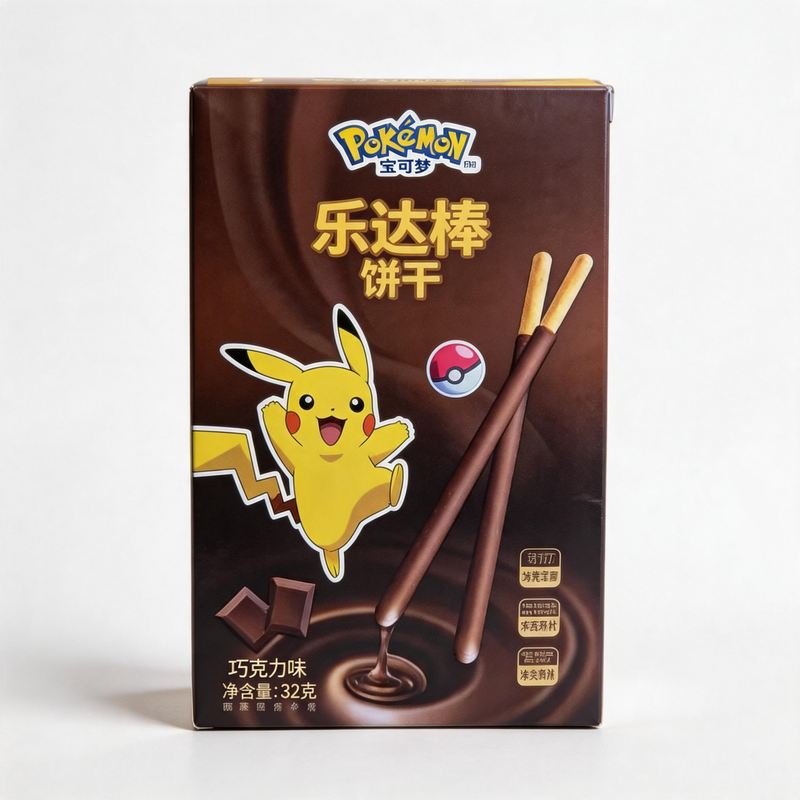 LDXT Pokémon Jordgubbssmak Kexstänger 52g