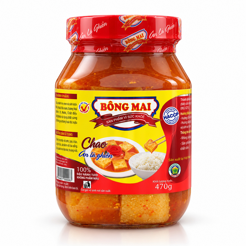 Bông Mai Inlagd tofu med chili 470g